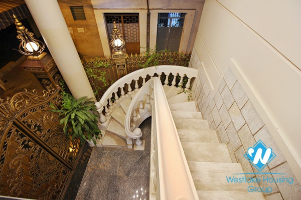 Corner furnished house for rent in Dang Thai Mai area, Tay Ho